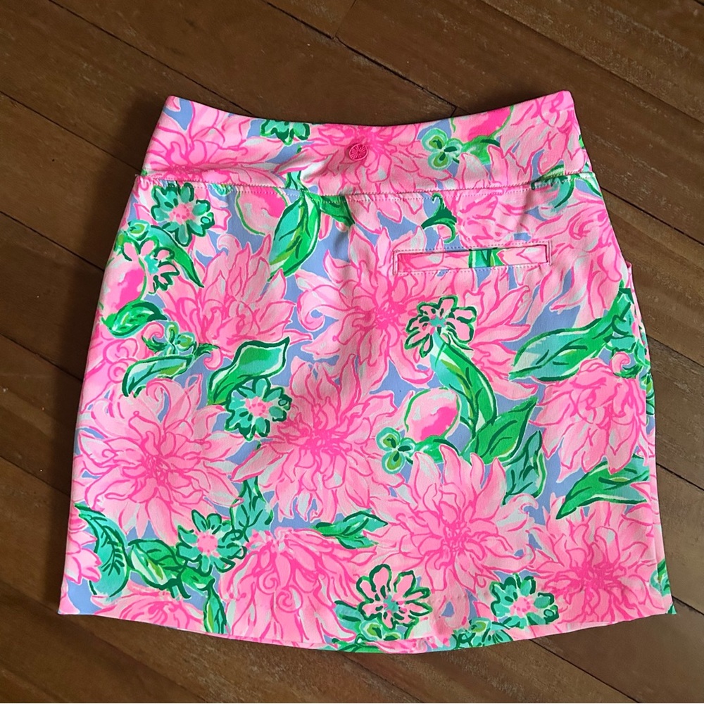 Lilly Pulitzer Luxeletic Floral Skirt/Skort - Picture 2 of 10